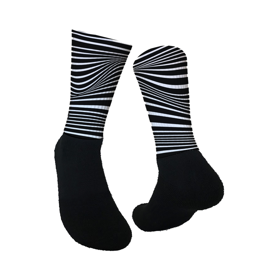 Twisty Black & White Lines
