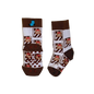 Milk Chocolate anti-slip socks [9-24 months]
